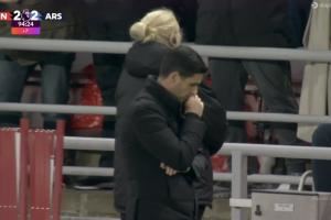 😣3分变1分！阿森纳补时遭绝平，场边阿尔特塔沉默了...图片